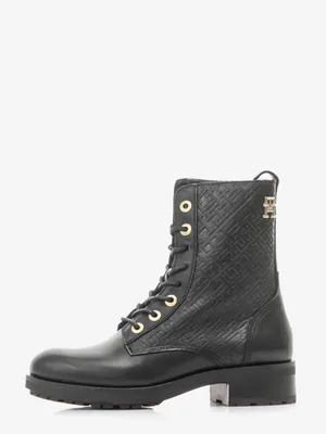 Produktbild von Tommy Hilfiger Damen Stiefeletten FW0FW06817 BDS Farbe: Schwarz Größe: 39