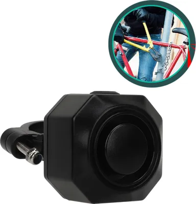 Produktbild von Fahrradalarm, wiederaufladbar, 110 dB laut, IP65 wasserdicht, verhindert Diebstahl, Vibration, Bewegungssensorsystem mit Fernbedienung
