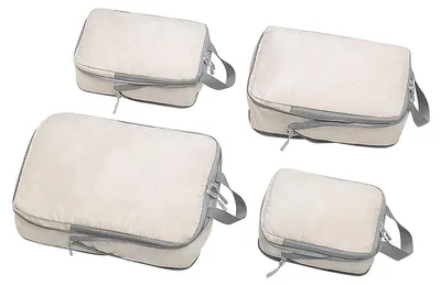 Productafbeelding van Compressie Packing Cubes - 4 Stuks Koffer Organizers