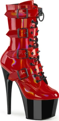Produktbild von ADORE-1046TT Damen Booties von Pleaser, Rot , EU 35, US 5