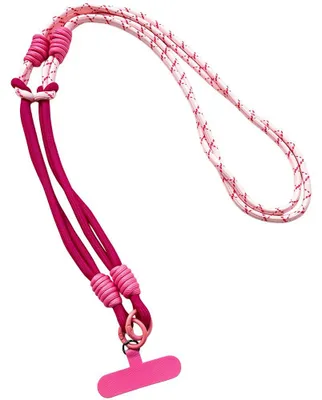 Image de Lanière Universelle pour Téléphone, Installation Facile avec Patch Mains Libres - Fuchsia
