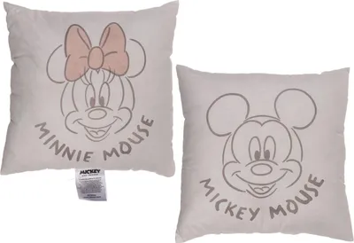 Produktbild von Deko-Kissen,Disney Minnie Mickey Mouse 40 x 40 cm, Hülle: 100% Baumwolle, Füllung: 100% Polyester