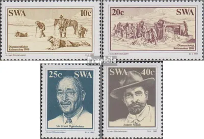 Produktbild von Briefmarken Namibia - Südwestafrika 1983 Mi 537-540 (kompl.Ausg.) postfrisch Diamantenfunde