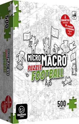 Imagen del producto de MicroMacro Puzzle: Fútbol – Puzzle, 500 piezas | Busca y encuentra | A partir de 10 años |