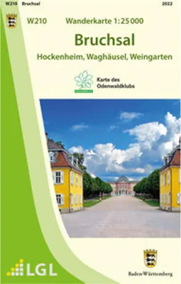 Obrázek produktu pro Turistická mapa Bruchsal 1:25 000