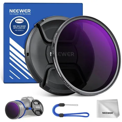 Produktbild von Neewer 55mm MRC variabler ND-Filter ND2-ND400 mit Objektivdeckel