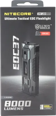 Produktbild von Nitecore EDC37 - 8000 Lumen extrem leistungsstarke EDC-Taschenlampe - B-Stock