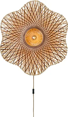 Produktbild von GOOD&MOJO - Wandlampe Madura - Natürlich - 87x87x87cm