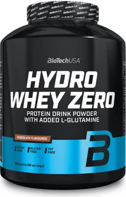 Immagine prodotto di BioTech USA Hydro Whey Zero 1816 g Cioccolato / Proteine del siero di latte / Gustose proteine del siero di latte ad assorbimento rapido con oltre il 40% di idrolizzato