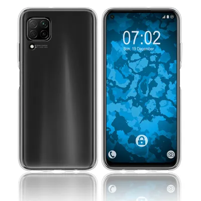 Produktbild von PhoneNatic Case kompatibel mit Huawei P40 Lite - Crystal Clear Silikon Hülle transparent Cover