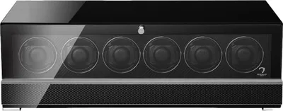 Produktbild von Modalo - 3306 885S - Uhrenbeweger für 6 Uhren - Clasico Premium - Hochglanz Carbon