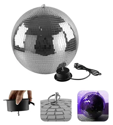 Obrázek produktu pro 30 cm motorizovaná zrcadlová koule