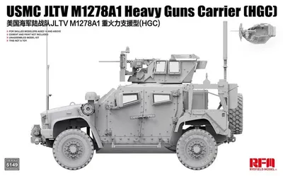 Imagen del producto de Modelo RYE FIELD RFM5149: Transportador de armas pesadas M1278A1 (HGC) del Cuerpo de Marines de los Estados Unidos (USMC)