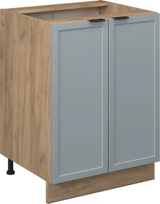 Immagine prodotto di Mobiletto base cucina Vicco Fame-Line Blu-grigio chiaro 60 cm senza piano di lavoro, Model 50752