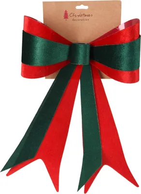 Produktbild von Dekorative Weihnachtssamtschleife 33x46 cm