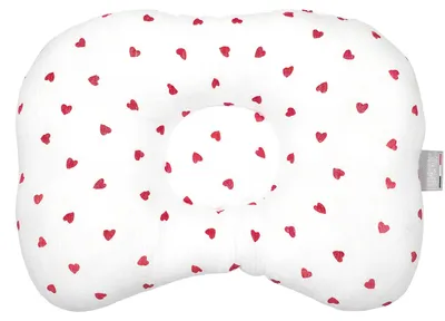 Produktbild von Ergonomisches Babykopfkissen Lovio - 30 cm x 25 cm - Rot | by SEVIRA KIDS