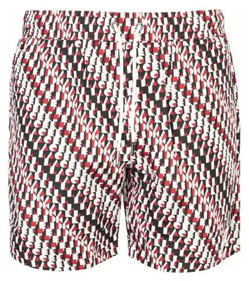Obrázek produktu pro Karl Lagerfeld - Pánské plavky NA532 (XXL) (červená/bílá/černá)