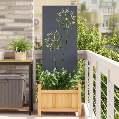 Obrázok produktu pre Záhradná clona na súkromie Rezací Antracit 50 x 140 cm