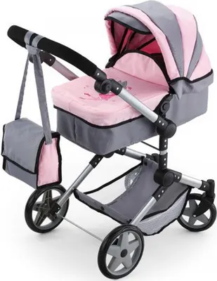 Immagine prodotto di Carrozzina Neo Pro combi grigio/rosa