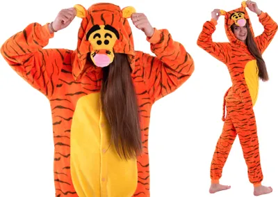 Produktbild von Pyjamas Kigurumi Onesie Tiger, Größe M