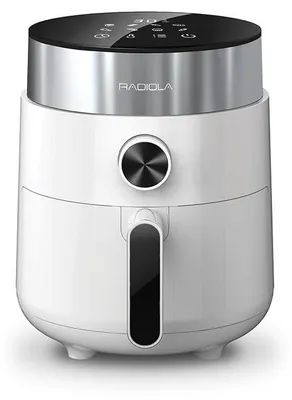 Heißluftfritteuse 2,5 L, 1200 W, Timer, 80–200 °C, Antihaftbeschichtung
