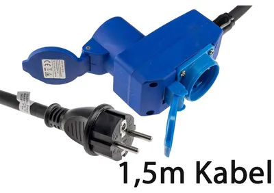Produktbild von CHILITEC CEE-Adapter 23915 1,5 m, CEE auf Schutzkontaktstecker