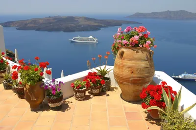 Produktbild von Fototapete - Greece 375x250cm - Vliestapete