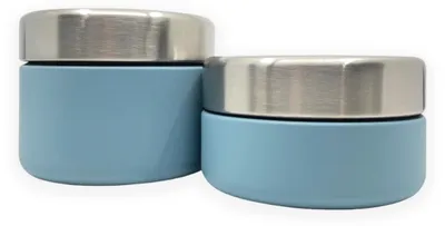 Image de Smikkels acier inoxydable Foodjar set lunch box blue 280/420ml