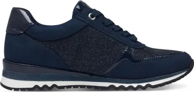 Produktbild von MARCO TOZZI Damen Sneaker mit Reißverschluss und losen Einlagen 2-23749-41, Größe:39 EU, Farbe:Blau