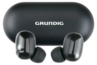 Produktbild von Grundig Bluetooth Kopfhörer – In Ear Earbuds 200 mAh – Ohrhörer mit 4 Stunden Wiedergabezeit – Kabellose Kopfhörer für freihändiges Telefonieren – inkl. Ladeetui USBC-Ladekabel