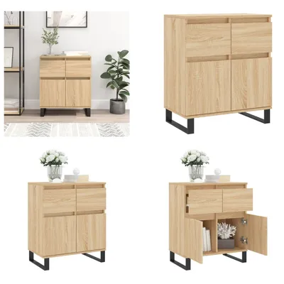 Produktbild von vidaXL Sideboard Sonoma Eiche 60x35x70 cm Holzwerkstoff - Sideboard - Sideboards - Kommode - Buffet