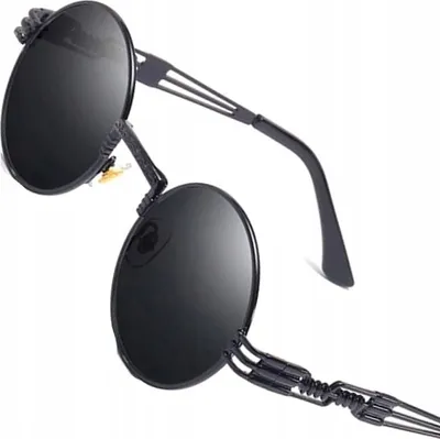 Produktbild von Steampunk-Brille - Modische Lenonki - Retro-Design - Uni - UV-Schutz - Hochwertige Materialien - Komfortable Passform