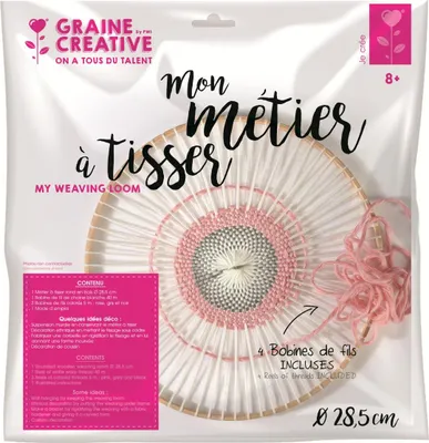 Produktbild von Graine Creative Webset rund medium 28,5 cm - kreatives Spielzeug