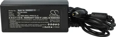Produktbild von vhbw Netzteil kompatibel mit HP Pavilion dv5t-1000, DV5T-2200, DV5T-2000, DV5T-2100, DV5T-1200SE, DV5T-1100 Notebook - 140 cm, 90 W ohne Netzkabel