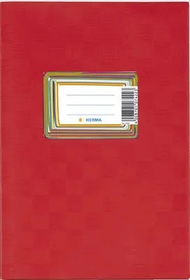 Zdjęcie produktu dla Herma 7422 Okładka na zeszyt PP A5 kryta/czerwona