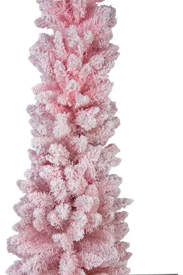 Zdjęcie produktu dla Clayre & Eef Sztuczna choinka bożonarodzeniowa 50x50x180 cm Różowy plastik