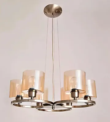 Immagine prodotto di Lampada da soffitto moderna in stile Lampada a sospensione moderna in metallo per il soggiorno Nuovo