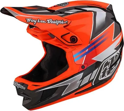 Produktbild von Troy Lee Designs D4 Carbon Mips Downhillhelm Rot L Rot L