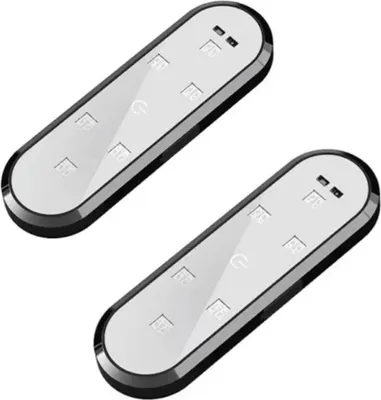 Produktbild von 1/2 Stück Drahtlose Autotür-Warnleuchten 7 Farben Infrarotsensor Superhelle magnetische Fahrzeug-Warnleuchten für die Fahrzeugschwelle