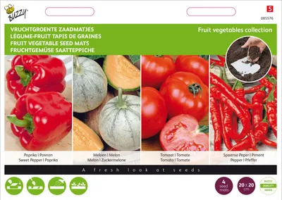 Produktbild von Fruchtgemüse (Saatteppich) | Fruchtgemüsesamen von Buzzy Seeds