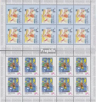 Produktbild von Briefmarken Litauen 1997 Mi 636Klb-637Klb Kleinbogen (kompl.Ausg.) postfrisch Sagen