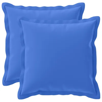Zdjęcie produktu dla vidaXL, 2 sztuki poszewek na poduszki, kolekcja HOUTEN, kolor królewski niebieski, 35 x 35 cm, poliester