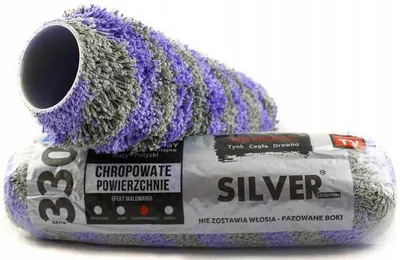 Produktbild von Blue Dolphin Farbroller Ersatz Silber Serie 330, 25 cm, Flor 20 mm, Polyester