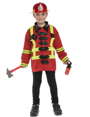 Produktbild von Feuerwehrmann-Kostüm mit Zubehör für Kinder