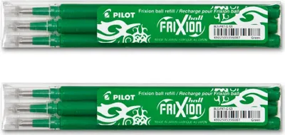 Produktbild von Pilot Frixion Ball Ersatzminen 0.7 grün - 6er-Set