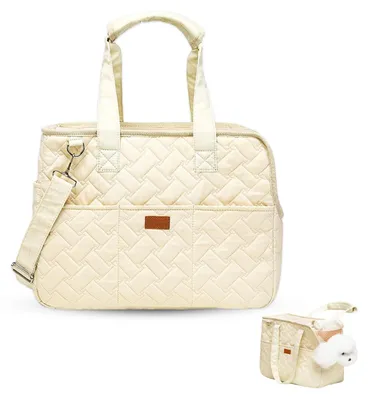 Hundetasche für kleine Hunde, faltbar, atmungsaktiv, 41x30x18 cm