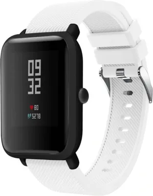 Produktbild von Strap-it Xiaomi Amazfit Bip Armband Silikon (Weiß)