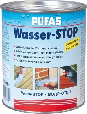 Produktbild von PUFAS Dauerelastische Dichtungsmasse Wasser-STOP - 750ml