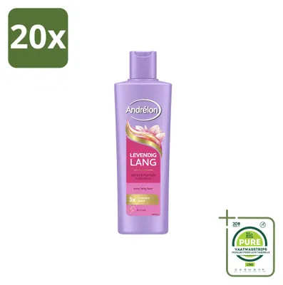 Obrázok produktu pre 20 kusov šampónu Andrélon Levendig Lang – 250 ml – veľké balenie