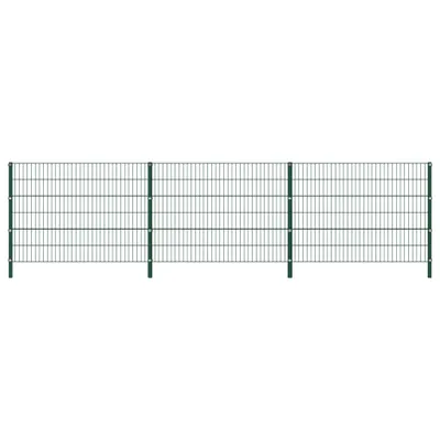 Produktbild von Zaunfeld mit Pfosten Eisen 5,1 x 1,2 m Grün , Drahtzäune Design 2024